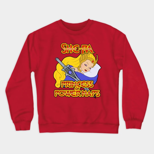 She-Ra, Princess of Power Naps Crewneck Sweatshirt by Ellador